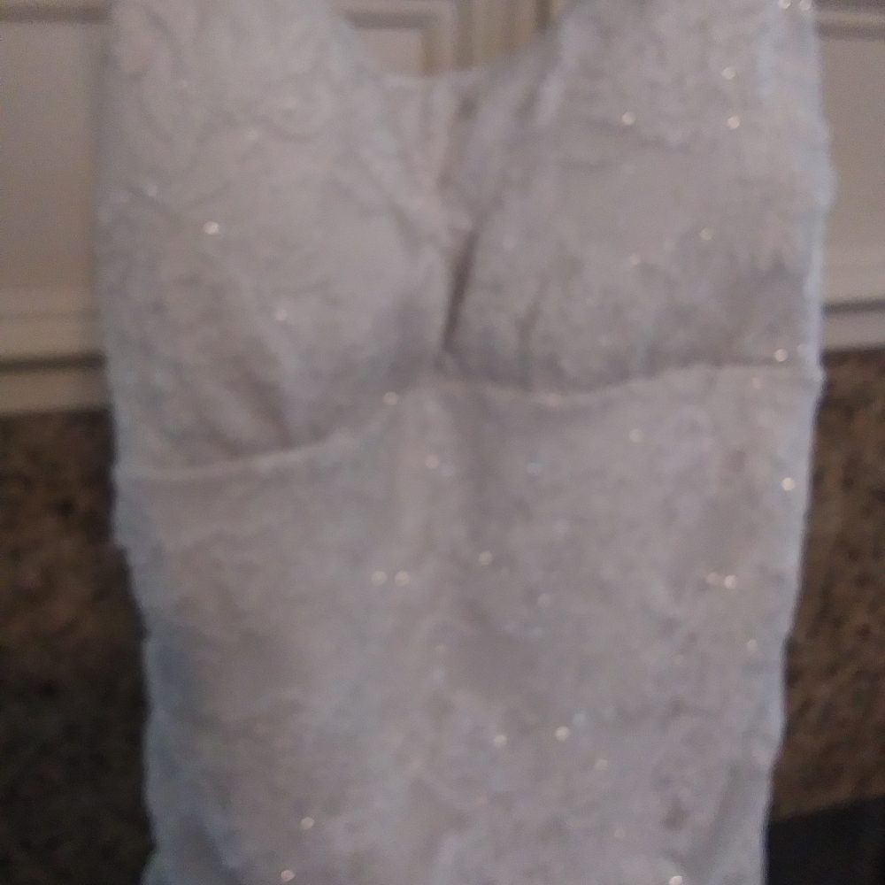 Honey & Rosie. Dillards Adjustable Spaghetti Straps Elegant White Lace Dress